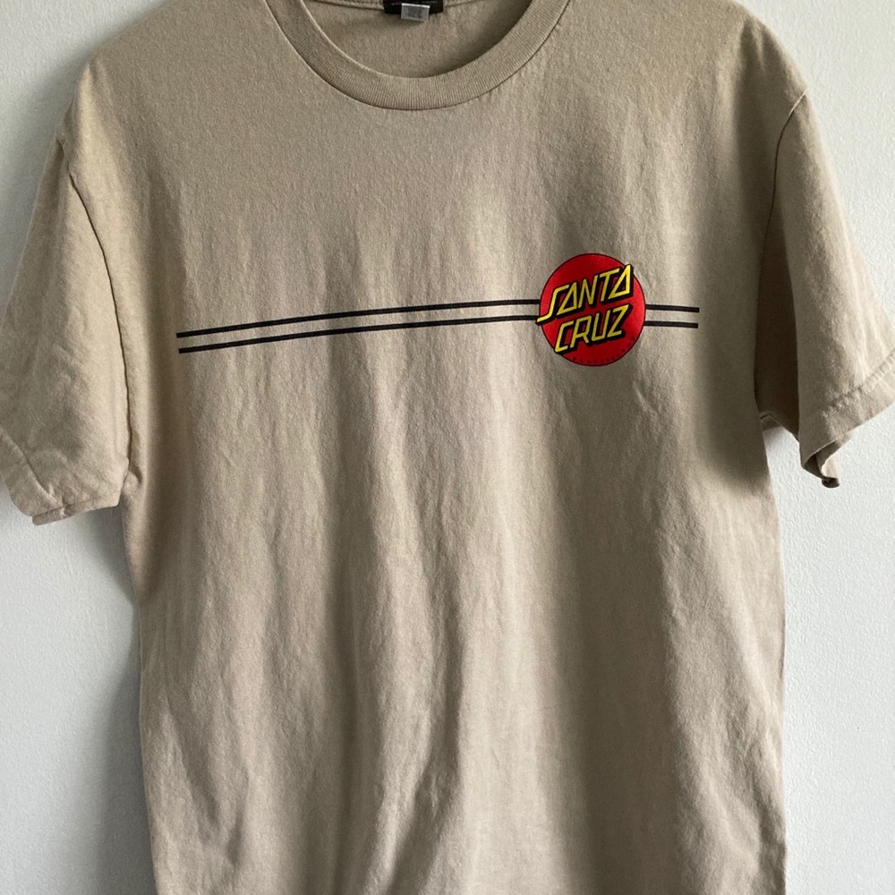 Santa Cruz skateboarding flax tee